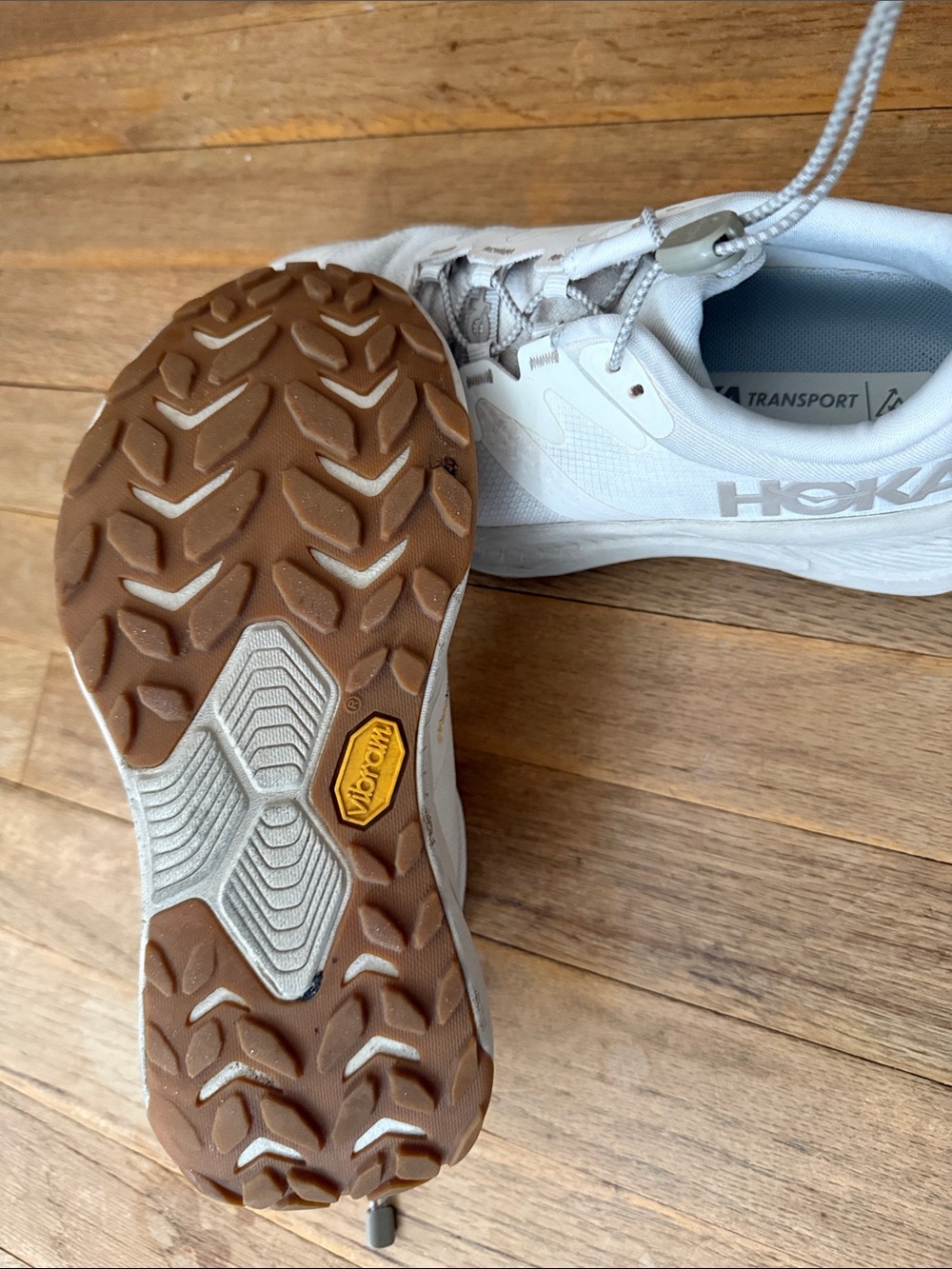 Hoka Women's Sneakers in Light Beige/Cream - Picture 12 of 13